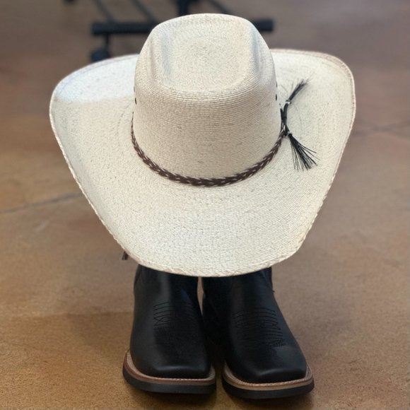 Roper - Womens Straw Palm Cowgirl Hat - Picture 2 of 7